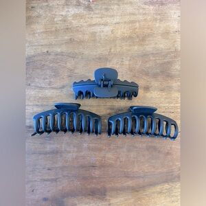 Black Large Hair Clips